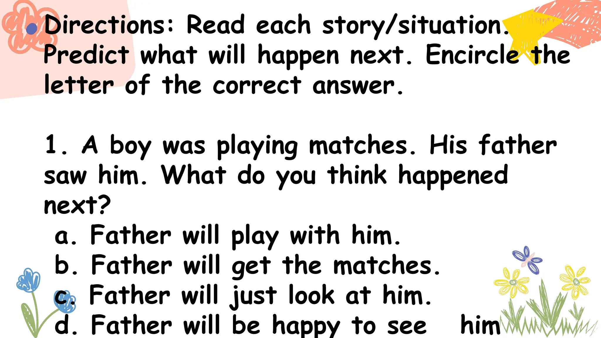 predicting possible ending of the story for grade 2 | PPTX