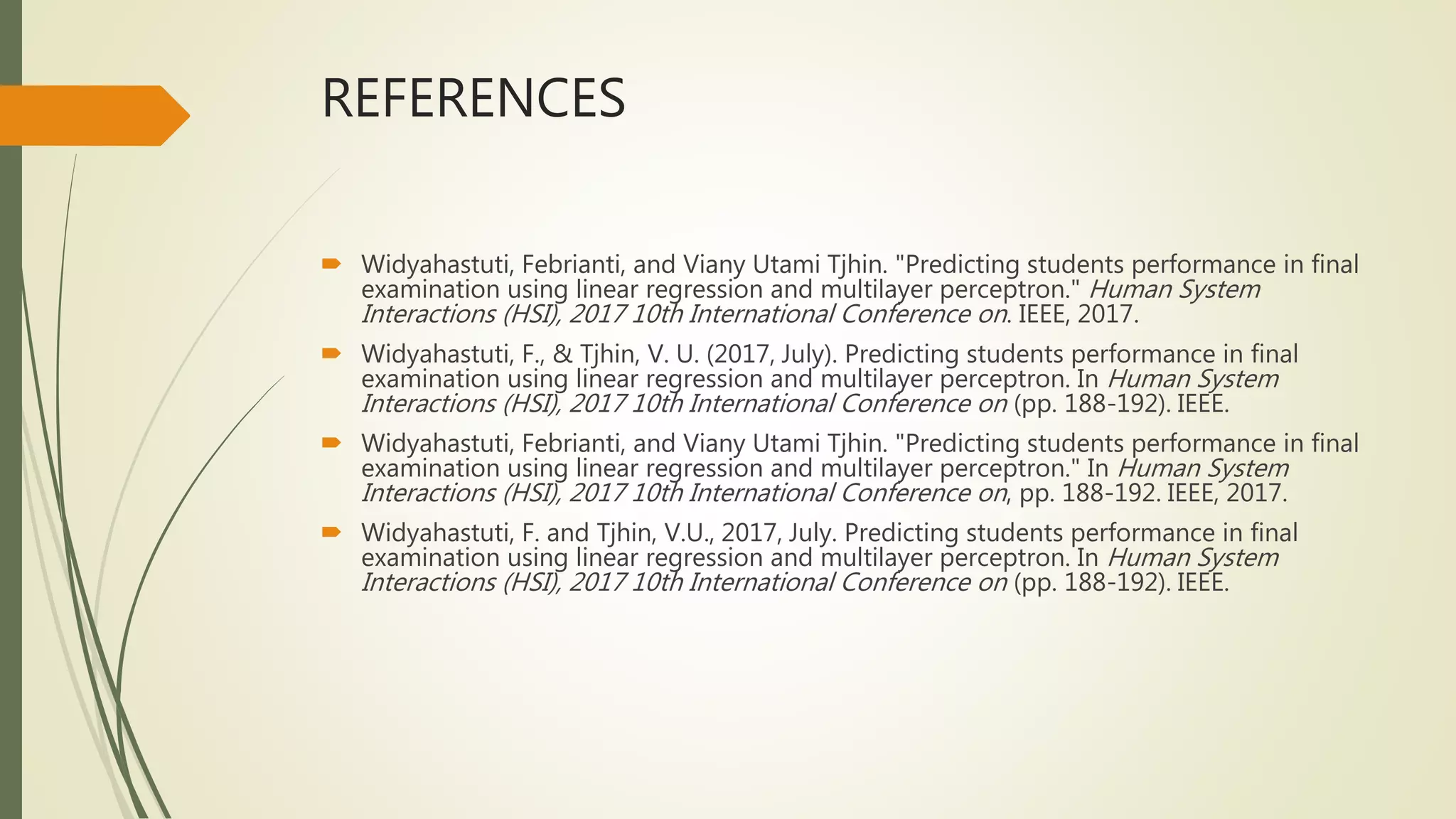Predicting students performance in final examination | PPTX