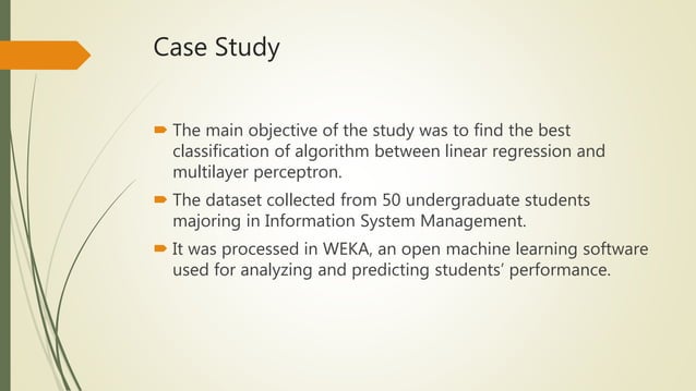 Predicting students performance in final examination | PPTX