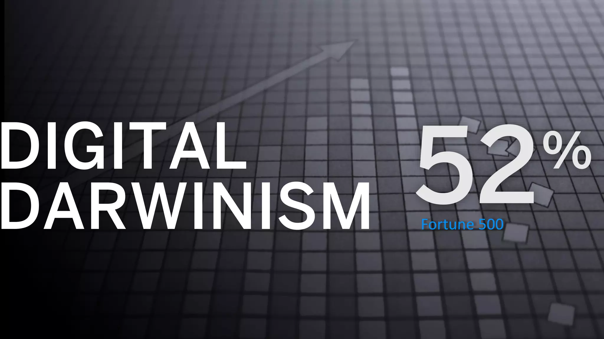 DIGITAL
DARWINISM 52%
Fortune 500
 