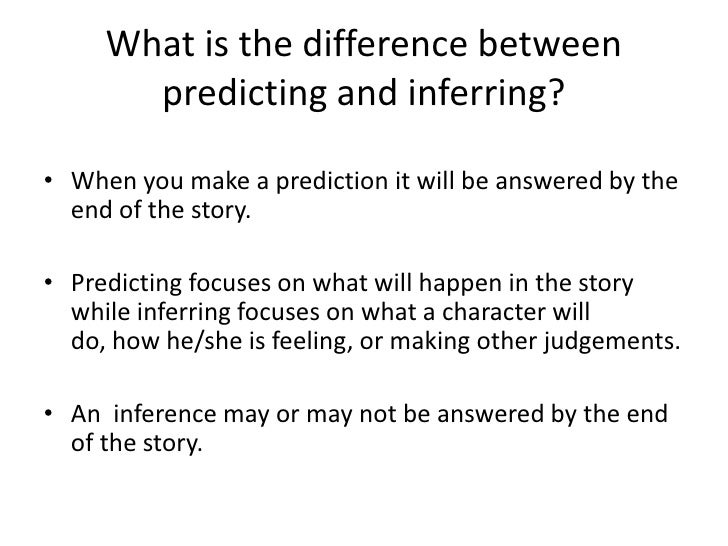 pics Difference Between Inference And Prediction In Reading prediction and inference 4th grade