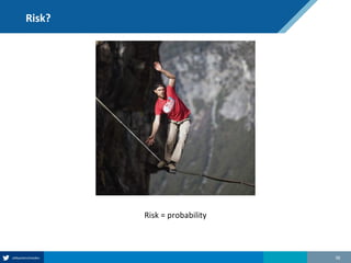 Risk?
Risk = probability
36
 
