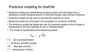 PREDICTION OF SHELF LIFE OF FOODS- SAHLA PARVIN M K.pptx