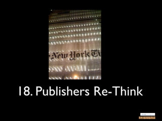 18. Publishers Re-Think
 