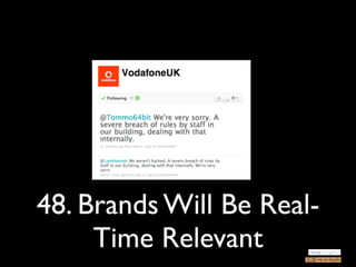 48. Brands Will Be Real-
     Time Relevant
 