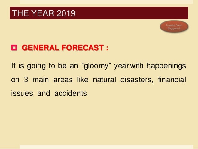 Predictions 2019