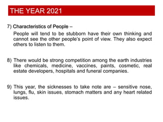 Predictions 2021