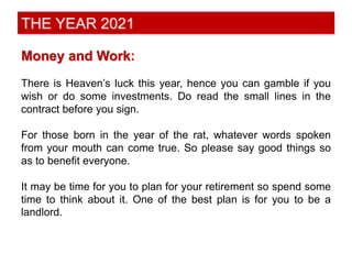Predictions 2021