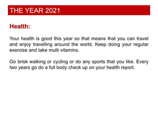 Predictions 2021
