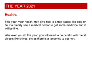 Predictions 2021