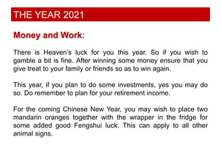 Predictions 2021