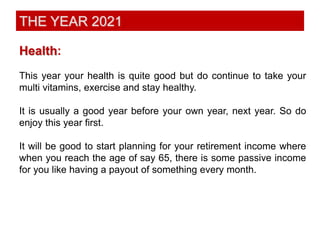 Predictions 2021