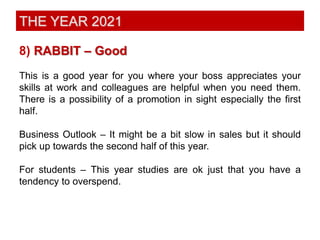 Predictions 2021