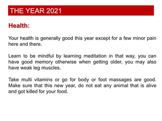 Predictions 2021