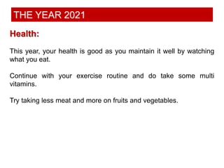 Predictions 2021