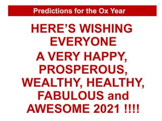 Predictions 2021
