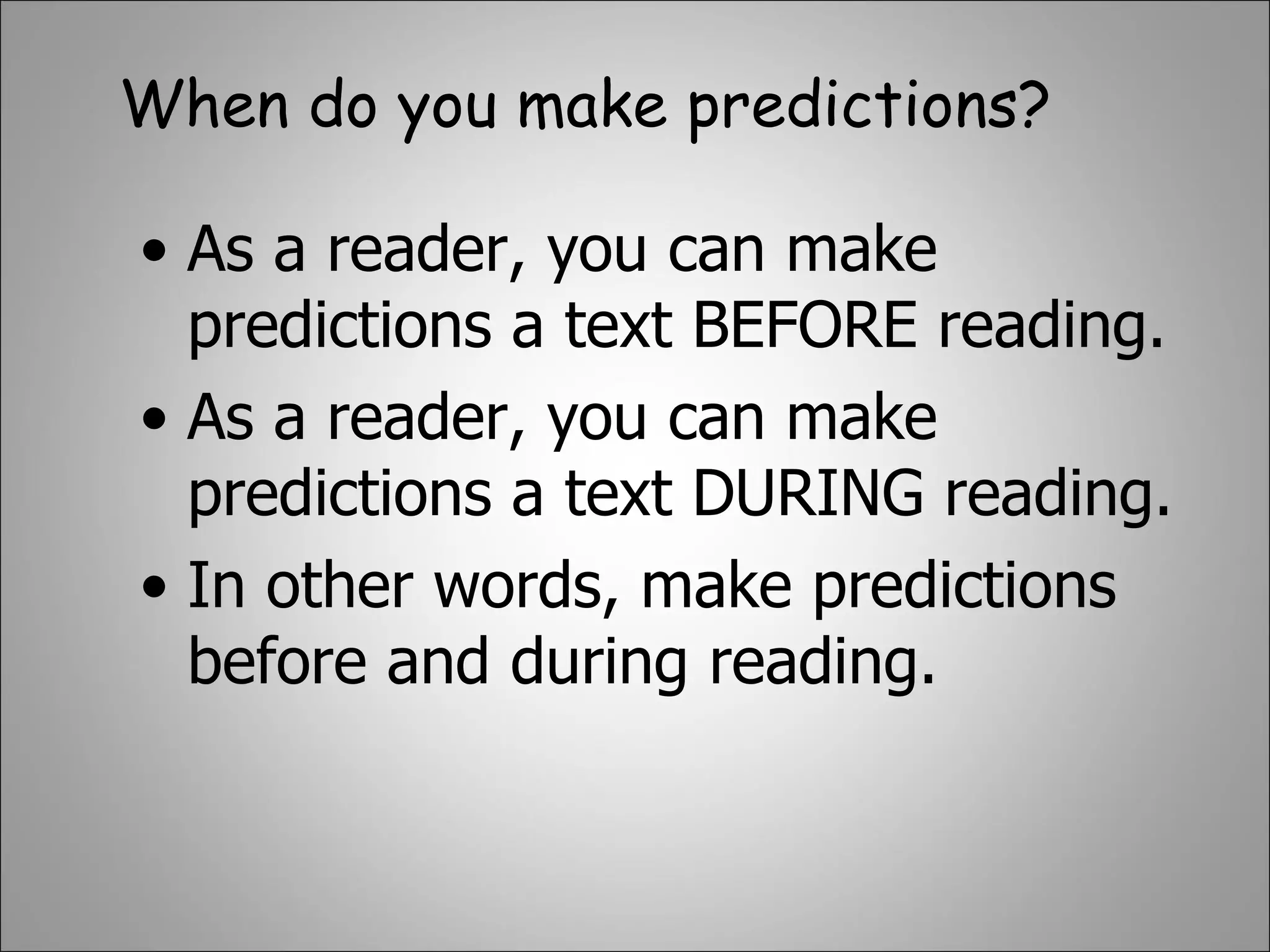 Predictions and inferences differences | PPT