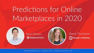 Predictions for Online
Marketplaces in 2020
 