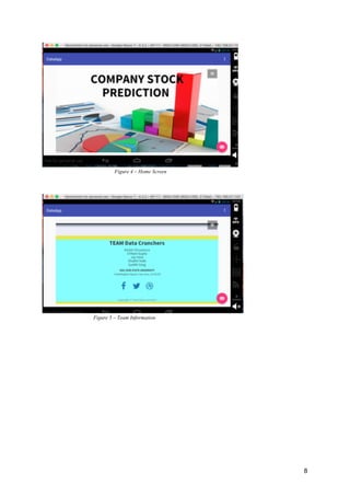 8
Figure 4 – Home Screen
Figure 5 – Team Information
 