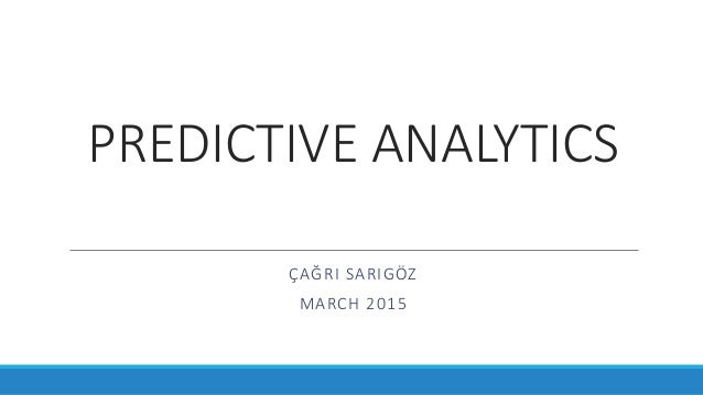 Predictive Analytics Business Perspective Use Cases Predictive Analytics Business Perspective Use Cases