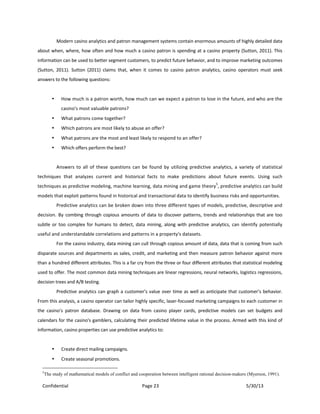 Predictive analytics in the gaming industry | PDF