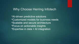 Predictive Analytics Solution - AI Solutions | PPTX