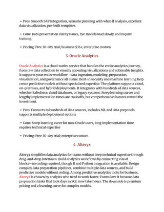 Predictive Analytics Tools for Business Built for Fast, Simple ...