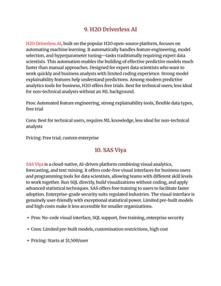 Predictive Analytics Tools for Business Built for Fast, Simple ...