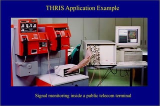 THRIS Application Example




Signal monitoring inside a public telecom terminal
 