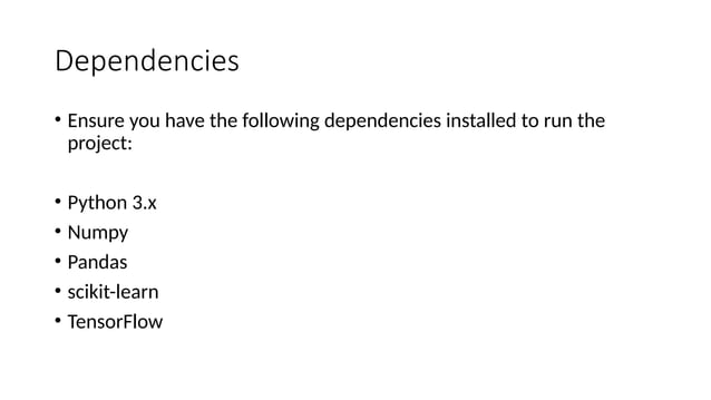 Predictive Maintenance Using Deep Learning Pptx Free Download