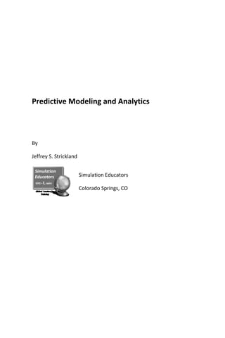 Predictive Modeling and Analytics select_chapters | PDF