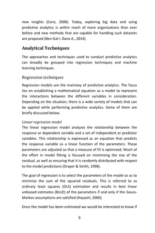 Predictive Modeling and Analytics select_chapters | PDF