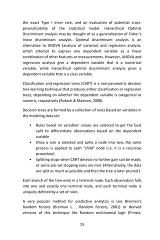 Predictive Modeling and Analytics select_chapters | PDF