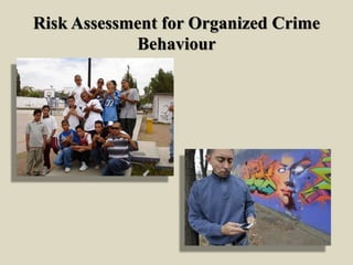 Risk Assessment for Organized Crime
Behaviour
 