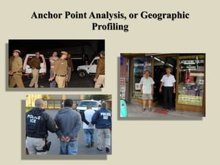 Anchor Point Analysis, or Geographic
Profiling
 