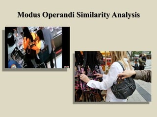 Modus Operandi Similarity Analysis
 