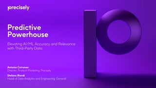 Predictive Powerhouse - Elevating AI ML Accuracy and Relevance with ...