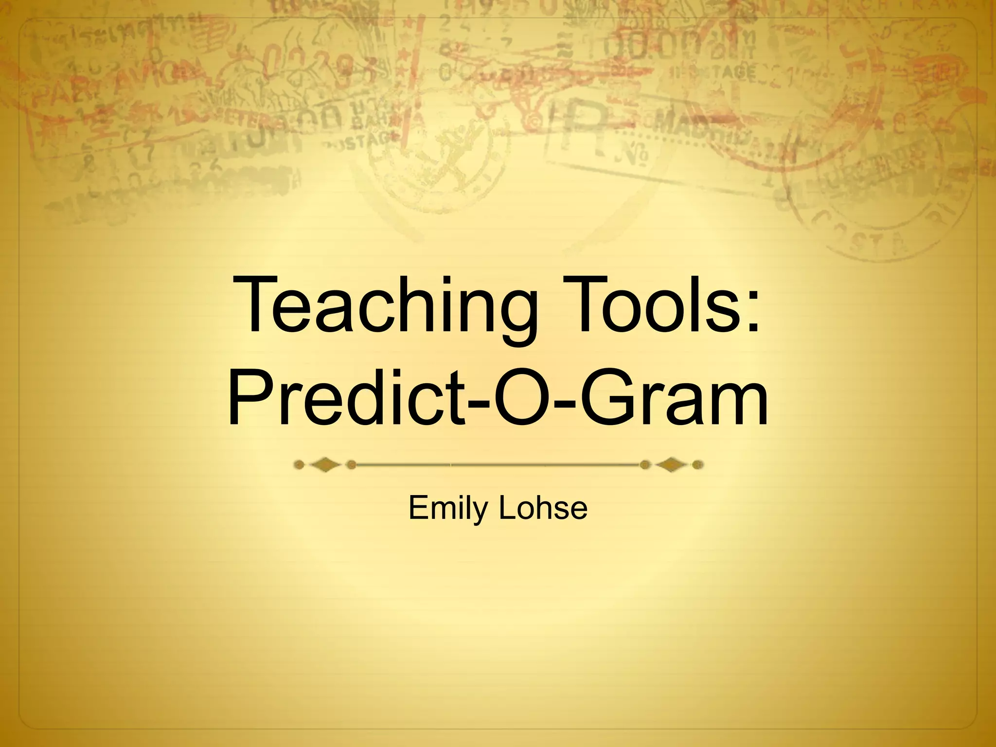 Predictogram PPTX predictogram-pptx