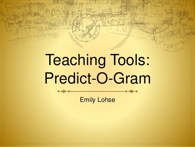 Predictogram predictogram
