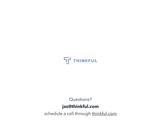 October 2015
Questions?
jas@thinkful.com
schedule a call through thinkful.com
 