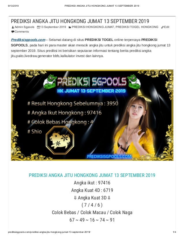 18 Prediksi hk jitu co jumat