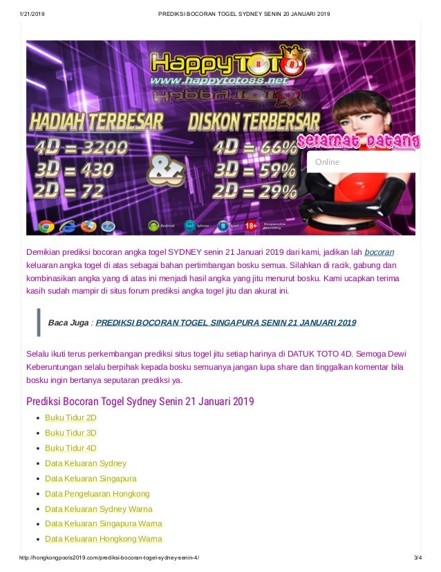 44 Prediksi sydney forum angka jitu senin