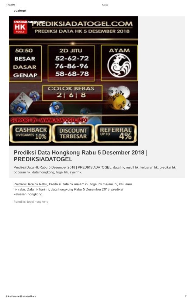 Data hk tgl 25 desember 2018