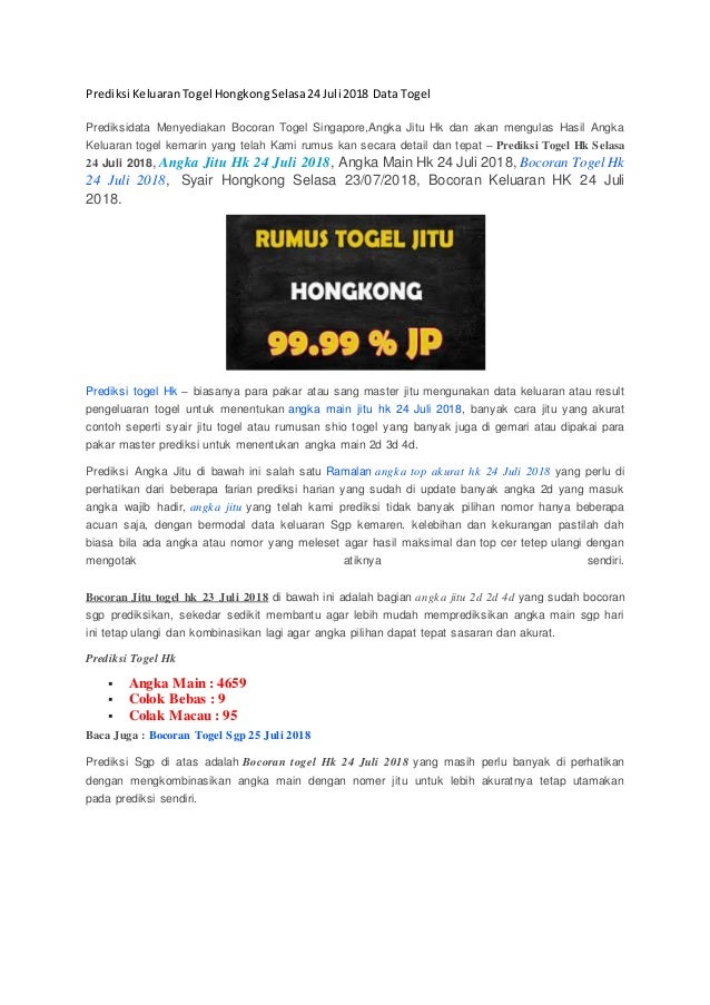 Prediksi Keluaran Togel Hongkong Selasa Data Togel Prediksi Keluaran Togel Hongkong Selasa Data Togel