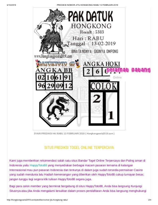 34 Prediksi hk internasional