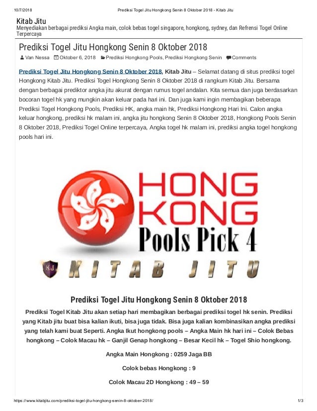 Unthinkable Togel Jitu Hk Malam Ini
 Pictures