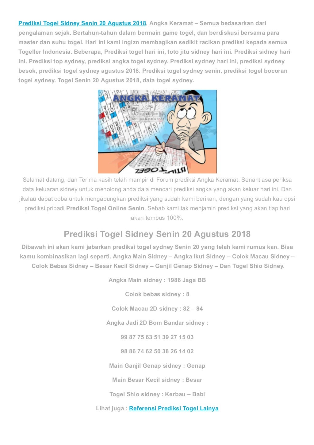 47 Prediksi hk senin angka keramat
