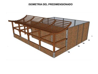 ISOMETRIA DEL PREDIMENSIONADO
 