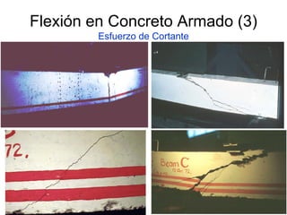 Flexión en Concreto Armado (3)
Esfuerzo de Cortante
 