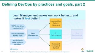 Defining DevOps by practices and goals, part 2
21
 